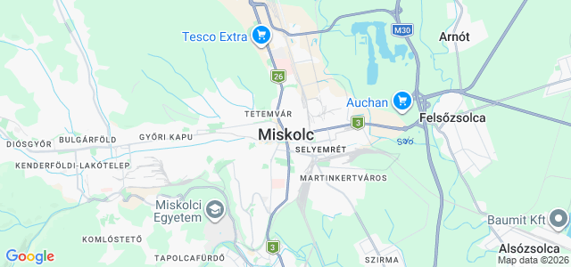 Műholdas térkép
